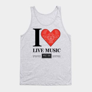 I Love Live Music Winnipeg Tank Top